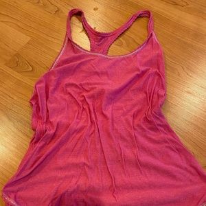 Pink Lulu lemon workout tank